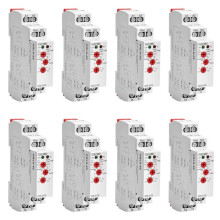 8X GEYA GRL8-02 Relais de ContrĂ´le de Liquide Relais de ContrĂ´le de Niveau 10A ACDC24V-240V Relais de Pompe Ă Eau Ă Large Plage de Tension