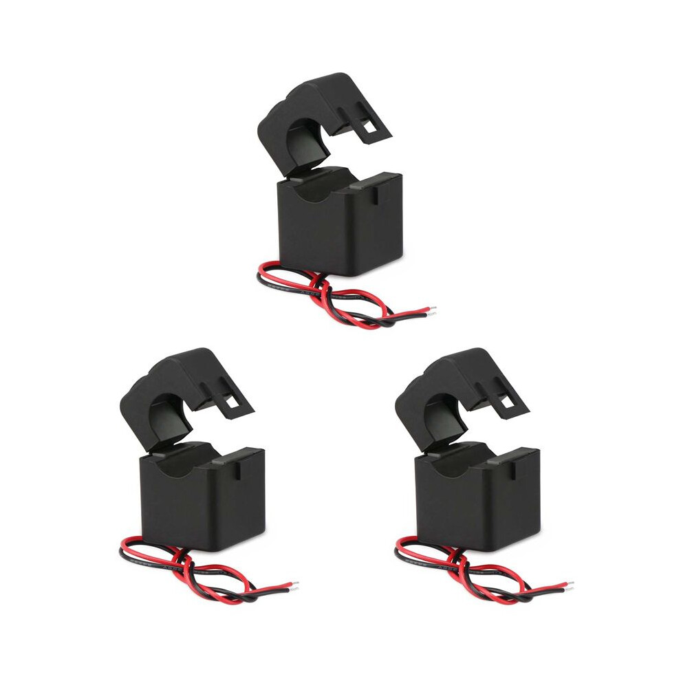 3X Current Transformer,100A 100Ma Ac Current Sensor, Split Core Amp Transformer Sensing Relay, Clip- 6034120123213