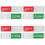 8Pcs Double-Sided Dishwasher Clean Dirty Magnet for Hotel Use Assorted 7