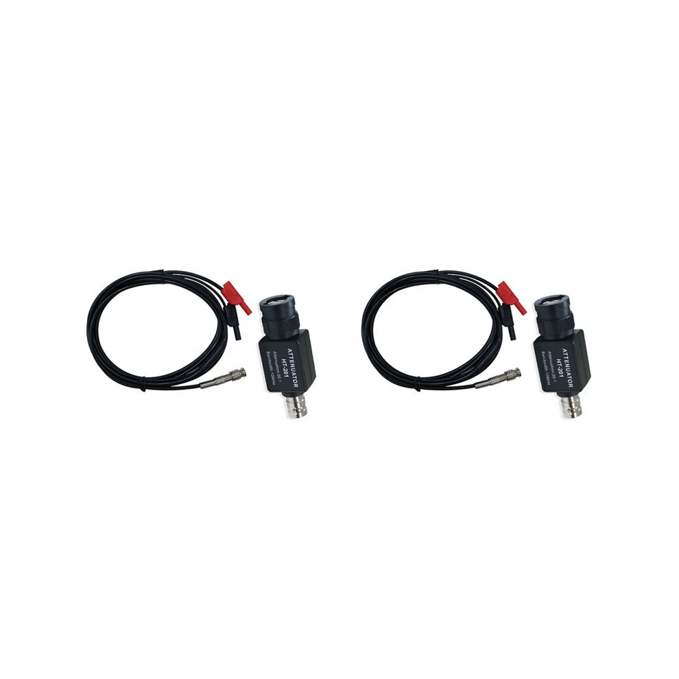 2X Ht30a+ Ht201 Oscilloscope Accessories Set Bnc Connecter Auto Test Leads,Auto Ignition Probe And 10Mhz 20:1 Attenuator 6034021350336