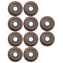 10X Titanium-Beschichtung Hartmetall Keramik Fliese Schneidrad Ersatz 22X6X6mm Messing Ton