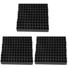 30Pcs 12-Hole Screwdriver Bit Holder Box Block Black for Six Angle 6.35mm Handle