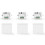 3X Wireless Light Wall  RF 433Mhz Relay Receiver with 1x1Gang Panel  LED Remote Control for LED Lamp 1