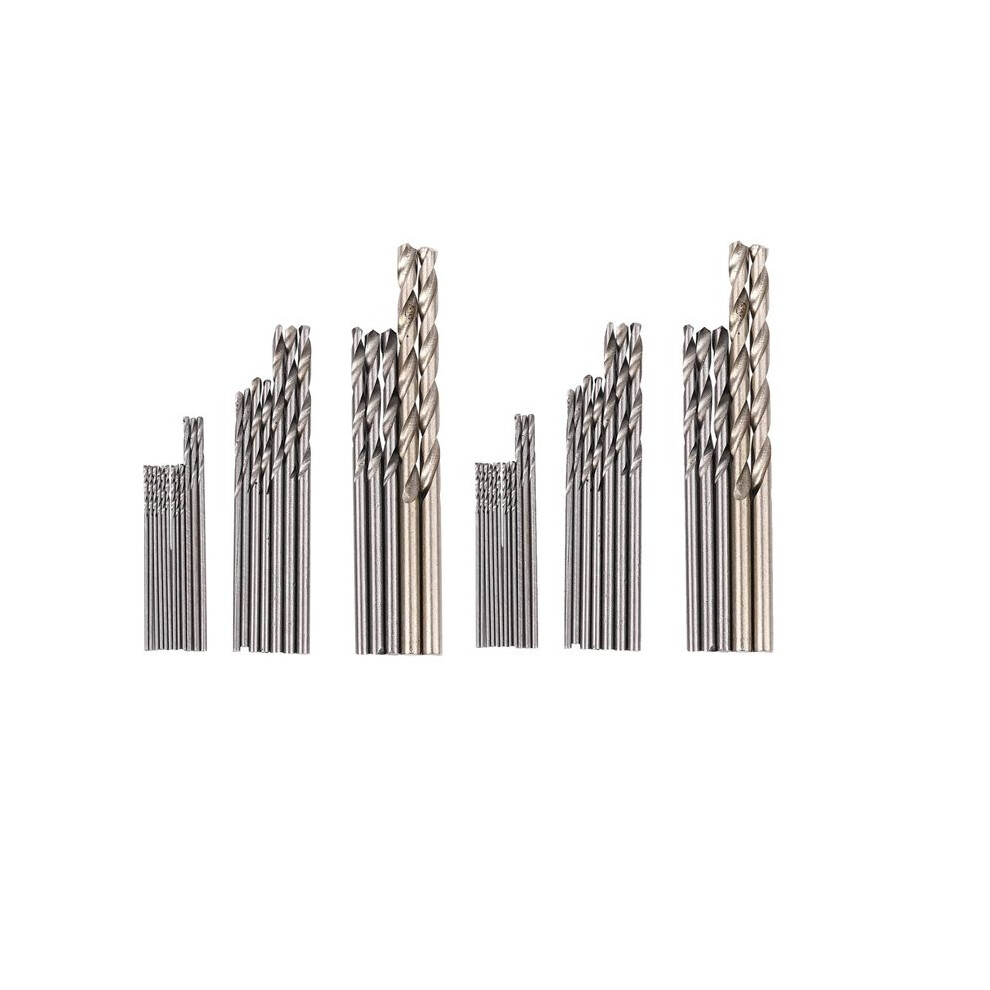 50Pc 0.5-3.0Mm Set Of Miniature Straight Shank Small Twist Drill Set Bodhi Hole Small Drill Kit 4713156382352