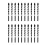 Multipurpose Drill Bits, 20-Piece 6mm Multi-material Drill Bit Set for Drilling in Tile, Glass, Concrete, Brick, Wood 1