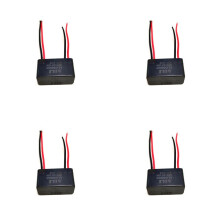 4X AC 220V A 5V/1A Trasformatore 5W Impermeabile Epoxy Potting Light Power Supply Interruttore Modulo Driver