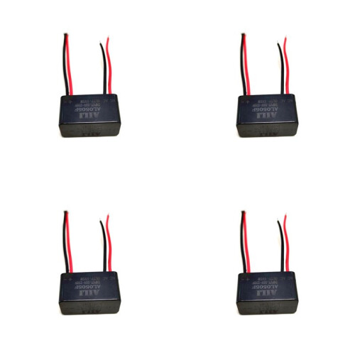 4X AC 220V A  5V/1A  Trasformatore 5W Impermeabile Epoxy Potting Light Power Supply Interruttore Modulo Driver