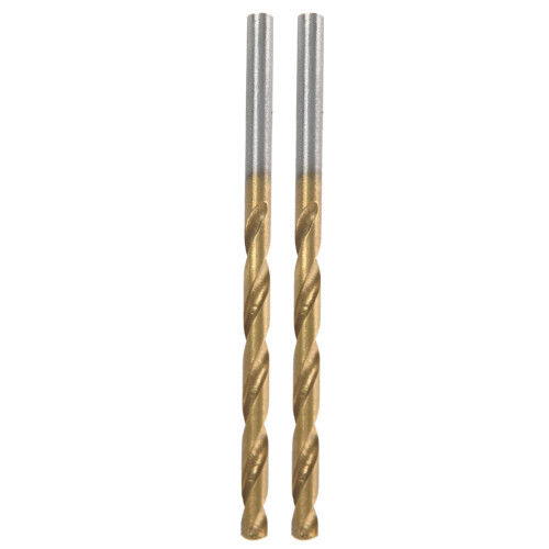 100 Pcs Titanium Coated High Speed Steel Drill Bit Set Tool 1/1.5/2/2.5/3mm