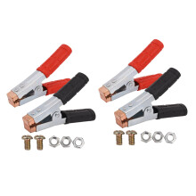 4X Pinces Crocodiles Pinces Crocodiles de Test de Batterie en Cuivre HEAVY DUTY