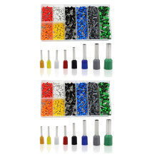 1600 PCS Ferrules Kit, Wire Ferrules Crimp Connector, Insulated Cord Pin End Terminal AWG 22-10 Kit