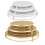 Sturdy Metal Tiered Display Stand Set Decorative Cakes-Gold 2