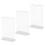 12Pièces Présentoir Transparent Double Face Pour Restaurant 2