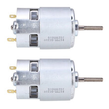 2X 755  Motor 12V Weed Trimmer Motor High Torque Motor for Lawn Mower Lithium Chainsaw Car Washer