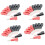 40 Sets Retractable Sheath 4mm Banana Plug Connectors Stackable Wire Solder Multimeter Test Leads Ends Plugs Adapter 1