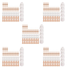 325Pcs Plasma Cutter Tip Electrodes & Nozzles Kit Consumable Accessories for PT31 30 40 50 Plasma Cutter Welding Tools