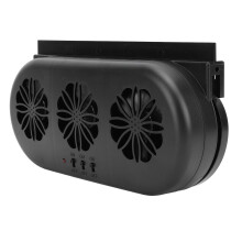 Ventilateur d'échappement solaire pour voiture, 5000 RPM, noir, ventilation d'air de 230 mm