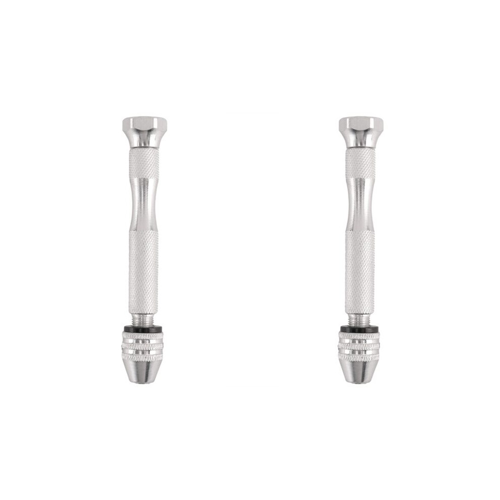 2X Aluminum Alloy Rotary Pin Vise Screwdriver Hand Drill Chuck Watch Repair Tool Watchmaker 6033075628262