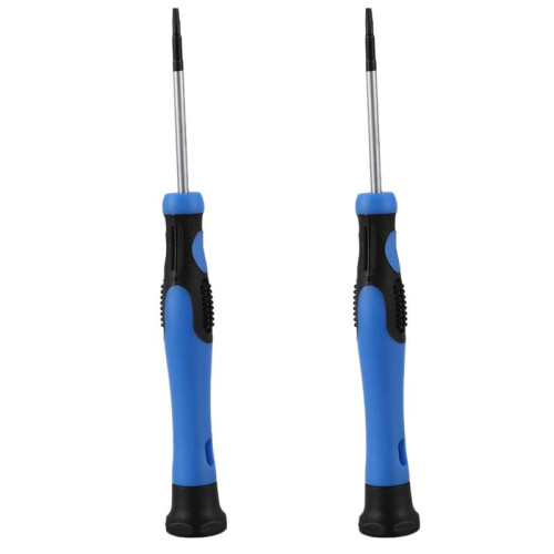 2X  Black Antislip Handle Magnet Tip T6 Security Torx Screwdriver