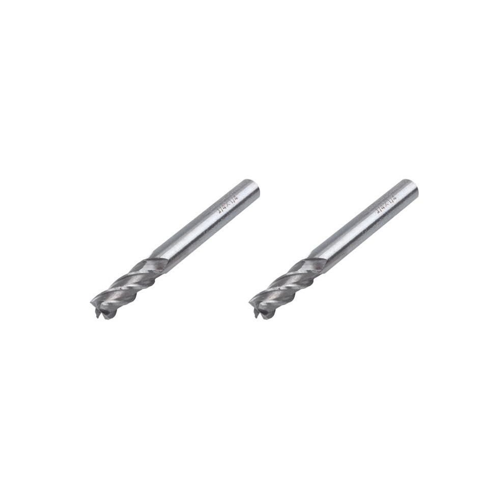 2X Swt Cutting Slotting End Mill Router Bit 4 Flute 1/4 Inch Shank 1/4 Inch Diameter 6033640707484