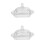 2Sets Kitchen Butter Dish Glass Covered Container Clear Butter Holder 5