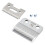 Replace Cutter  Metal Bottom Clipper Blade for  Electric Shaver-Silver 1