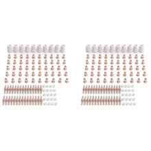 220 Pcs Plasma Cutting Consumables Fit Cut 40 50 with Plasma Cutter Torch PT31 LG40