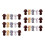 32Pcs Creative Dog Rubber Erasers Fun Animal Erasers for Students 4