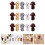 32Pcs Creative Dog Rubber Erasers Fun Animal Erasers for Students 10