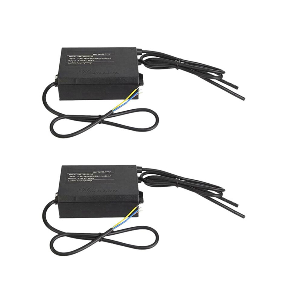 2Pc Neon Light Sign Electronic Transformer Power Supply P-12000-30 12Kv 30Ma 6032695577691