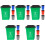 5Sets Assorted Color Garbage Classification Toy PP Kids Cognitive Game 5