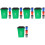 5Sets Assorted Color Garbage Classification Toy PP Kids Cognitive Game 6