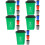 5Sets Assorted Color Garbage Classification Toy PP Kids Cognitive Game 9