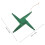 1Traditioneel Handgeweven St. Brigid's Kruiskunst Groen 2