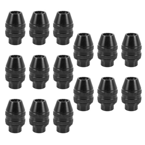 15Pcs Multi Quick Change Keyless Chuck Universal Chuck Replacement for  4486 Rotary Tools 3000 4000 7700 8200