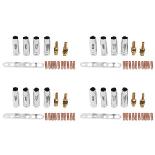 68St 15Ak Mig/Mag Svetsmunstycke Kontaktspetsar 0,8X25mm M6 Gaskopplingshållare Set