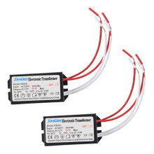 2X 50W Transformateur Electronique de 220V A 12V pour Lumiere Halogene