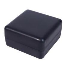 2 Pack Bamboo Soap Dish Case with Lid and Fixing Band,Bathroom Soap Dish,Portable Travel Soap Dish Holder,Black