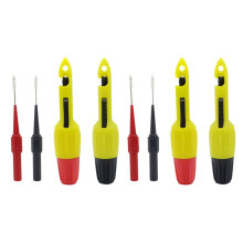 Lot de 4 Pinces de Perçage D'Isolant pour Sonde de Perçage de Fil avec Sonde de Perçage de Fil Isolée, Inspection Des Circuits Automobiles
