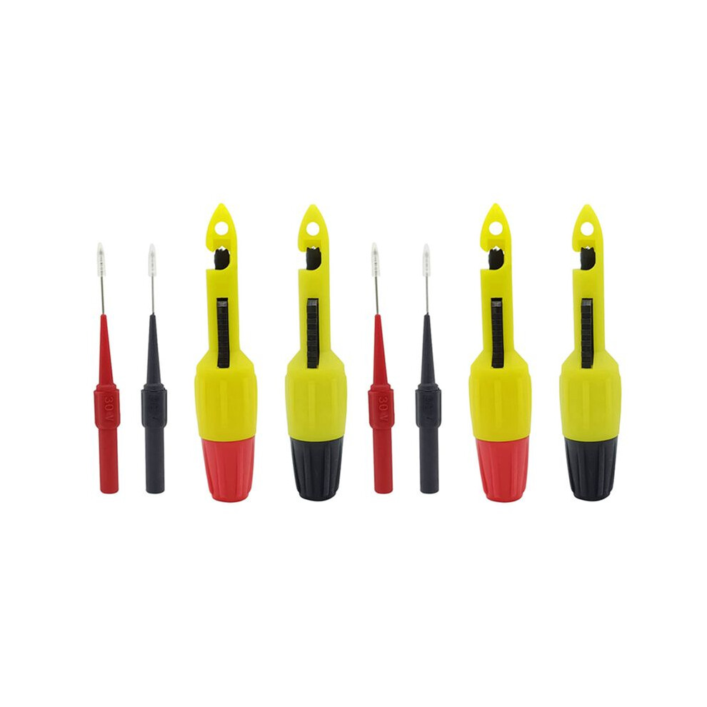 4 Pack Wire Piercing Probe Insulation Piercing Clip With Insulated Wire Piercing Probe,Inspection Of Automotive Circuits 6033968541852