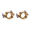 2X Professional Copper Roller Guide Wheel Spacer Plasma Cutting Torch Guide for P80 Plasma Cutting Machine 1