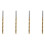 200 Pcs Titanium Coated High Speed Steel Drill Bit Set Tool 1/1.5/2/2.5/3mm 1