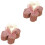 100Pcs Pink Paper Candy Storage Cups for Chocolate Wrappers 5