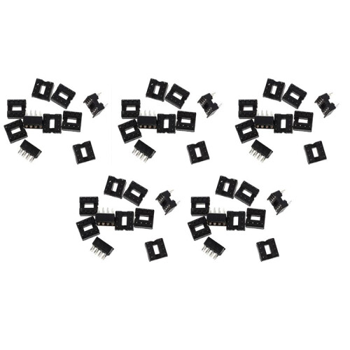 50 x 8 Pin DIP IC Sockets Adaptor Solder Type Socket