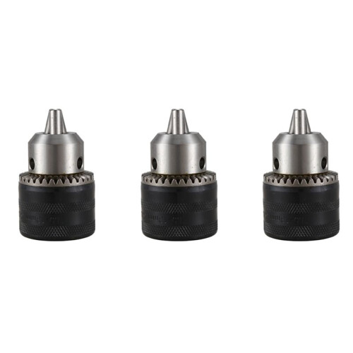 3X Key Type 1.5-13mm Capacity B16 Tapered Bore Drill Chuck