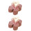 100Pcs Pink Paper Candy Storage Cups for Chocolate Wrappers 7
