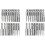 40Pcs Hex  Wrench Drill Bit Set Shank Quick Release Magnetic Screwdriver Bits Set (Metric +SAE) 1