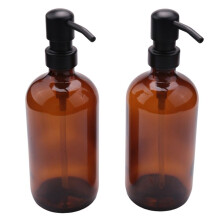 Garrafa de Vidro de MãO de Vidro de 18 OnçAs de AçO InoxidáVel Dispensador de Dispensador de SabãO para Garrafa