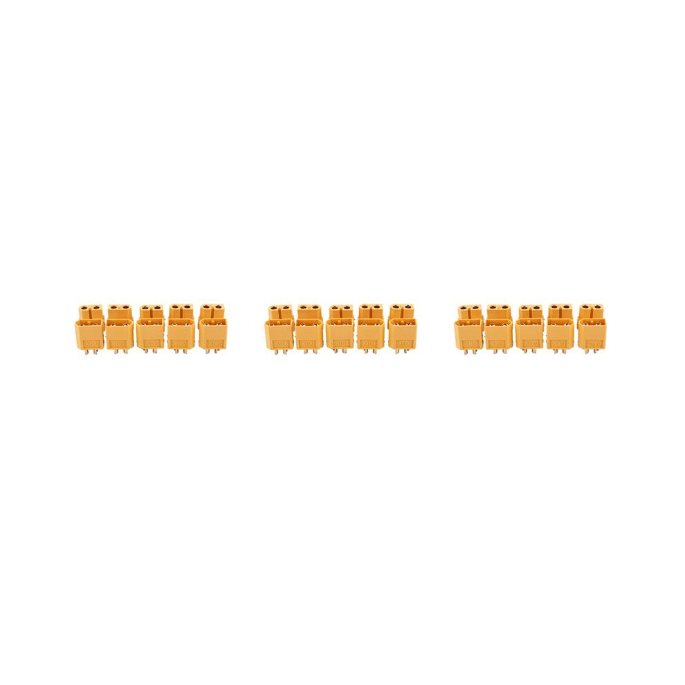 15 Pairs Rc Xt60 Male & Female Pair Battery Connector + Heat Shrink 4713194465987
