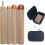 Knapping Tools Kit Obsidian Crafting Tool, Napping Tools for Both Pros, 1 Pressure Flaker,3 Copper Boppers,1 Tool Bag 2