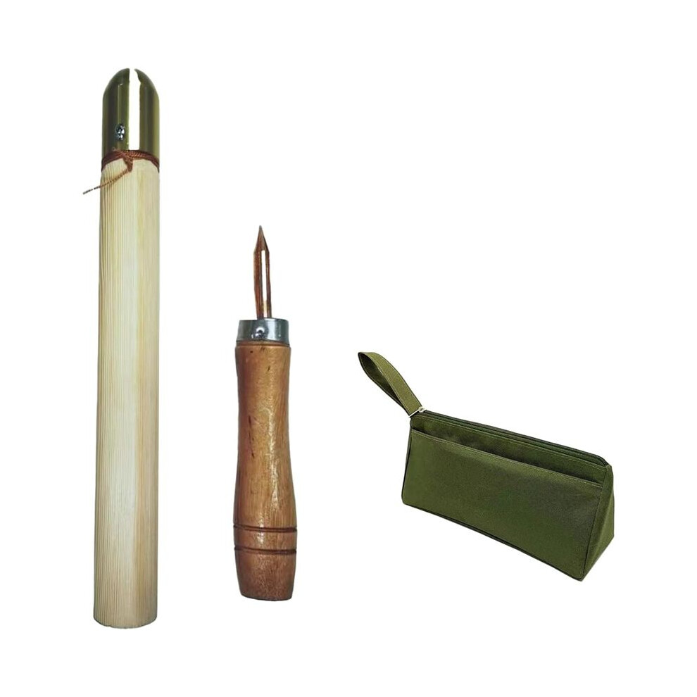 Knapping Tools Kit Obsidian Crafting Tool, Crystal Stone Age Toolkit, Napping Tools for Both Pros and Beginners